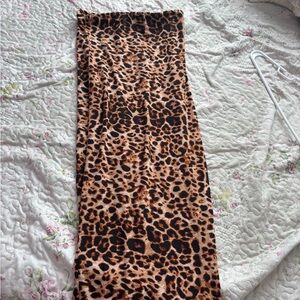 Leopard Print Women's Skirt